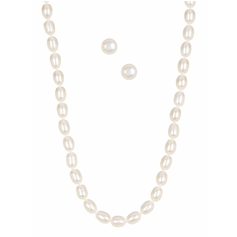 7-8mm Pearl Set (Necklace & Earrings)